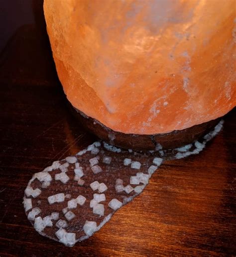 why is my salt rock leaking|10 Common Himalayan Salt Lamp Problems & How To Fix Them